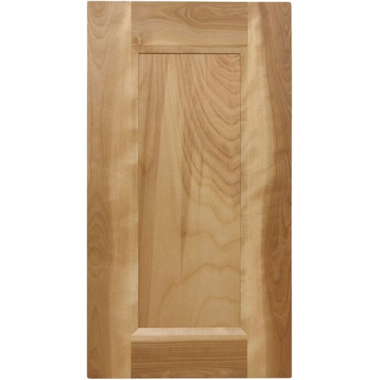 A natural Birch cabinet door with a plywood center panel.