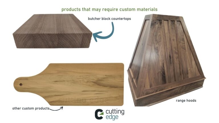 Products that need custom materials do not have a cabinet door quote guarantee option.