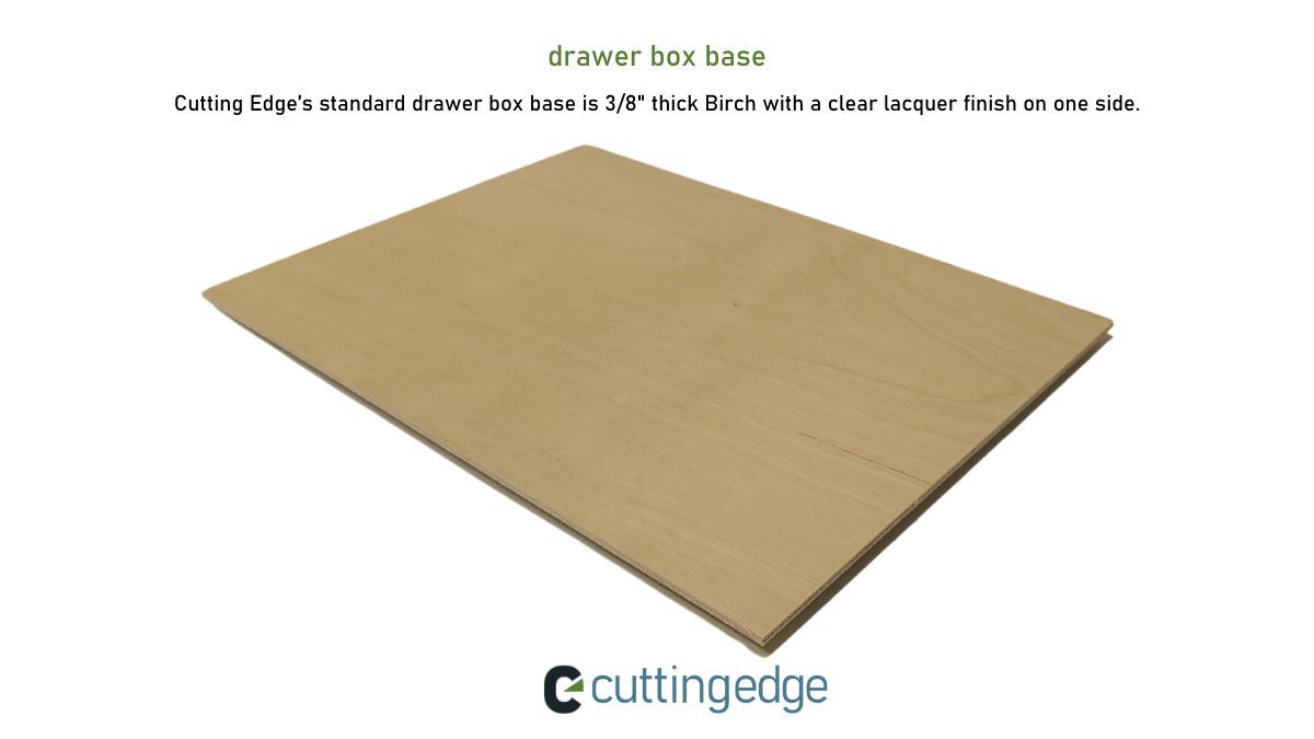 Cost of box joint drawer boxes from Cutting Edge