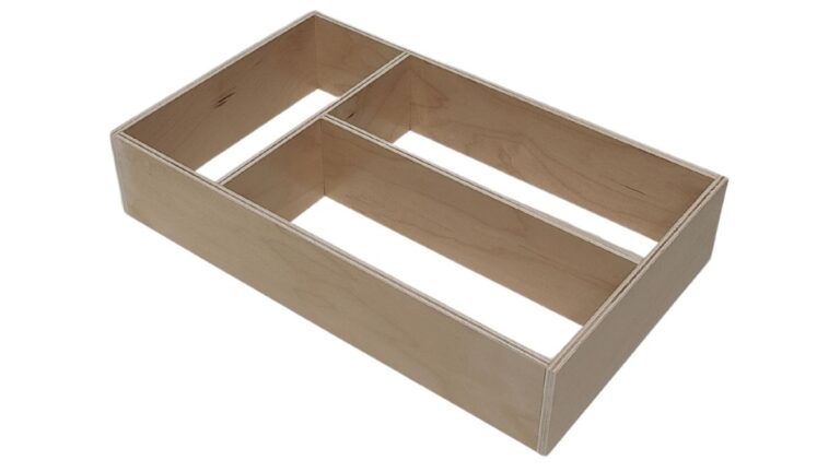 You can order a drawer organizer without a base, like the one in this picture.