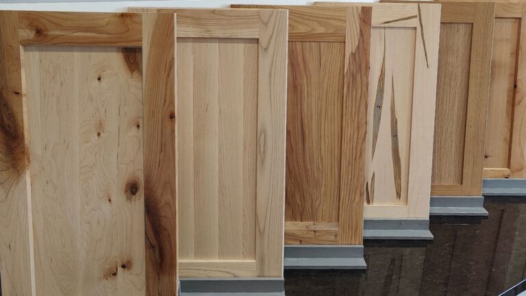 Six cabinet doors in a variety of profiles. Cutting Edge has thousands of door styles.